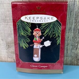 Hallmark Keepsake Ornament Clever Camper Handcrafted Dated 1997